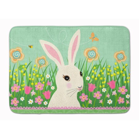 Carolines Treasures Easter Bunny Rabbit Machine Washable Memory Foam Mat VHA3023RUG